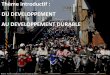 Du développement au développement durable