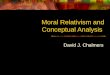 Moral Relativism and Conceptual Analysis