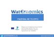 Waternomics Open Day Thermi - Project overview and Methodology