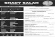 Shady Salah CV&Portfolio
