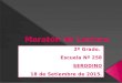 Maratón de Lectura -   2º - 2015.  ESC.Nº258