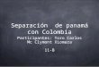 Separación  de Panamá con Colombia