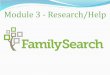 3 Family Search Research