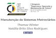 Manutenção de Sistemas Metroviários - Natália Brito Silva Rodrigues