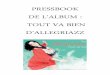 Pressbook de l'album : Tout va bien d'Allegriazz