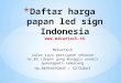 produsen papan ledsign termurah di indonesia