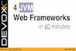 4 JVM Web Frameworks