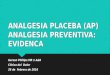 Analgesia placeba