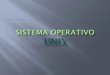 Sistema operativo unix