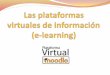 Las plataformas virtuales de aprendizaje