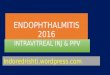 Endophthalmitis  2016