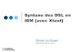 Syntaxe concrète des DSL en IDM [avec Xtext]