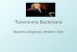 Taxonomia bacteriana ppt