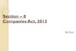 Section – 8 of Companies Act, 2013