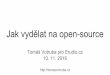 Tomáš Votruba - Jak vydělat na Open Source (2016)