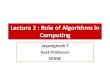 Lecture 2   role of algorithms in computing