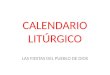 Calendario litúrgico