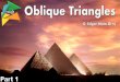 Oblique triangles 01