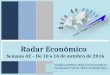 Radar Econômico - Semana 42