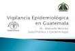 Vigilancia epidemiológica en Guatemala
