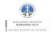 MAHASISWA PRESTASI MAWAPRES 2012 THE BEST STUDENT 