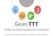 Grupo TTT. Análisis de eficiencia productiva y ambiental