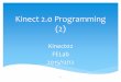 Kinect 2.0 Programming (2)