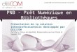 Congrès ABF 2016 - PNB - Prêt Numérique en Bibliothèques