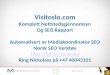 Mediakoordinator SEO:  Norsk SEO verktøy med automatisert SEO rapport
