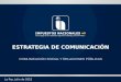 Estrategia de Comunicación. Comunicación Social y Relaciones Públicas / Servicio de Impuestos Nacionales (SIN) - Bolivia