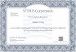 Justin Frey Steris TCA Certificate