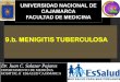 Infecciones del SNC Meningitis TBC