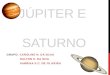 Júpiter e saturno