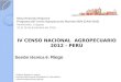 Peru- Tema 03: Riego, IV Censo Nacional Agropecuario 2012