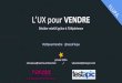 L’UX pour vendre - afterwork Flupa janvier 2016