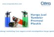 Harga tumbler promosi plastik murah terbaru