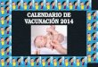 Calendario de vacunación 2014