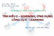 Tìm hiểu E-learning và ứng dụng công cụ E-learning