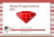 Ruby Programlama Dili