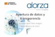 Transparencia y apertura de datos