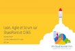 MSCloudSummit Paris 2017 - lean, agile et scrum sur sharepoint et o365 - sébastien paulet