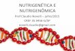 Nutrigenética e nutrigenômica - aula de pós graduação - Professor Claudio Novelli