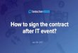 BDMSummit 2017 - Олена Петращук "Як підписати контракт одразу після IT конференцій в США та Європі?"