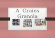A  grains granola