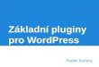Základní pluginy pro WordPress