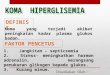 Hiperglisemia Koma