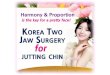 Korea two jaw surgery for jutting chin