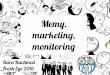 Memy, marketing, monitoring