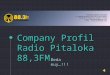 Company profile Radio Pitaloka 883 FM