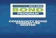 COMMUNITY BOND COMMITTEE ROSTER
